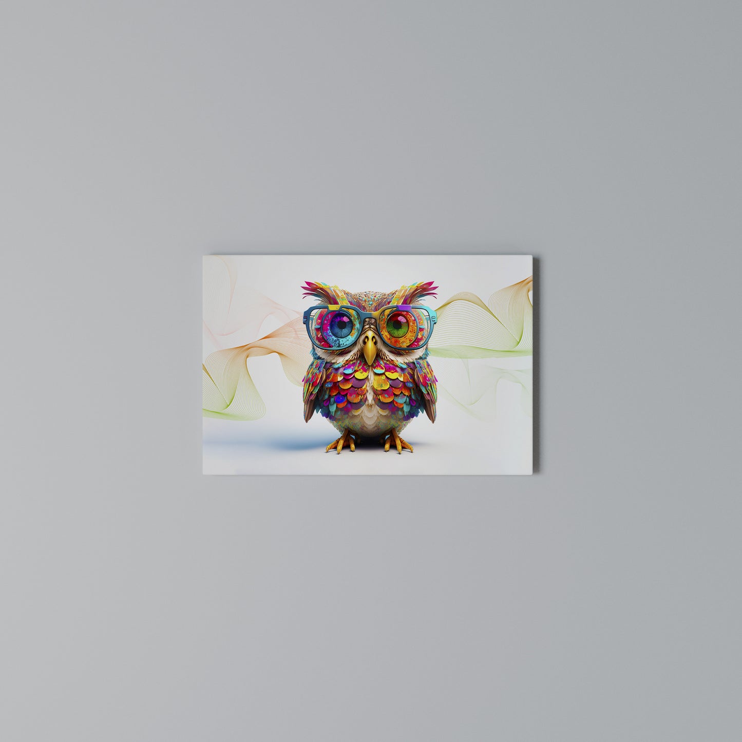 HOOT HOOT Horizontal Canvas Print