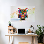 HOOT HOOT Peel and Stick Horizontal Poster