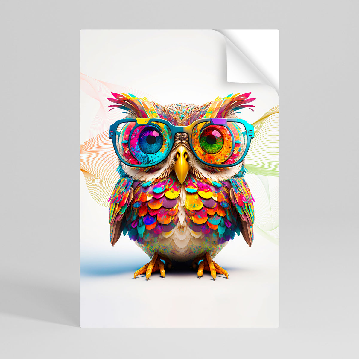 HOOT HOOT Póster Autocolante Vertical