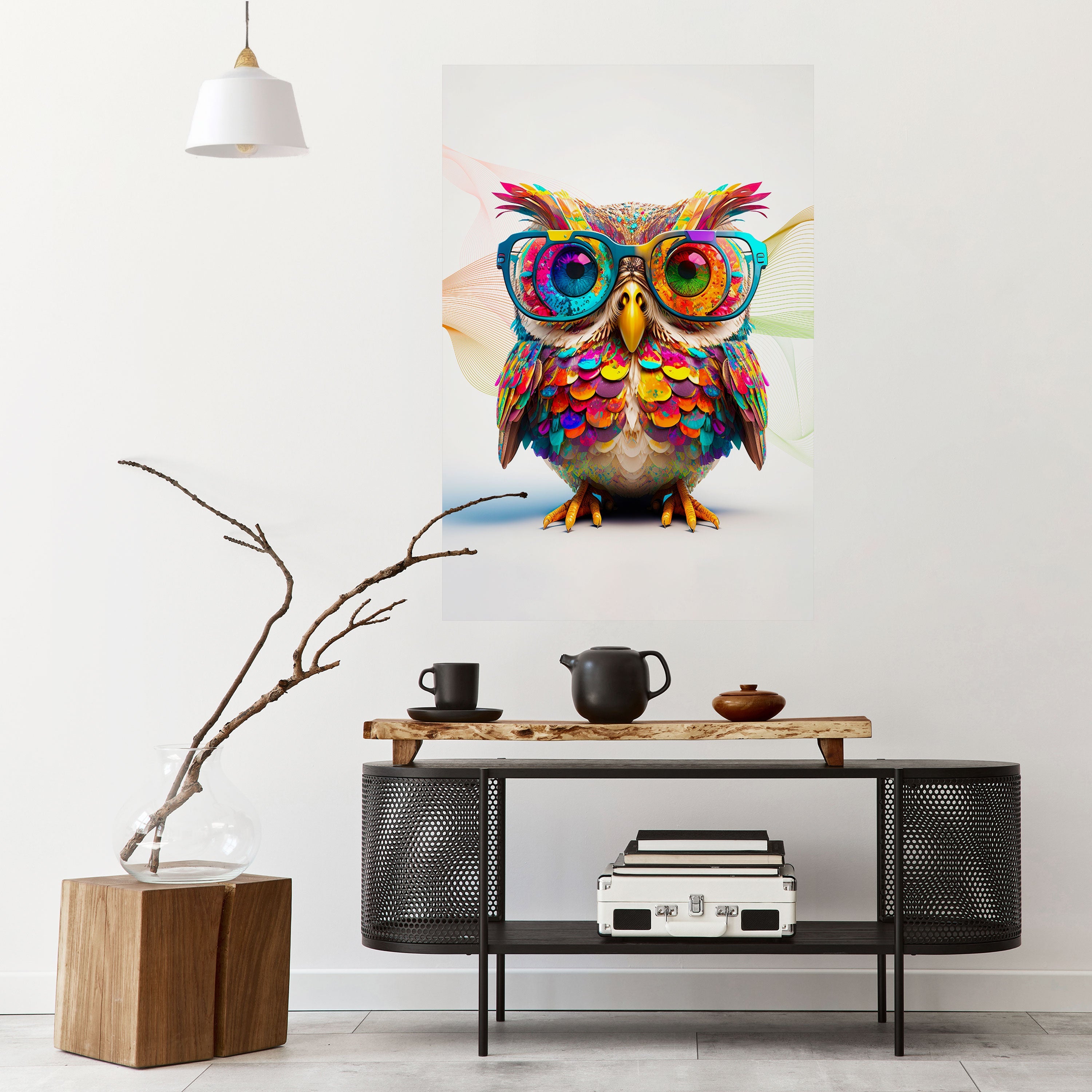 HOOT HOOT Poster Vertical Autocolante