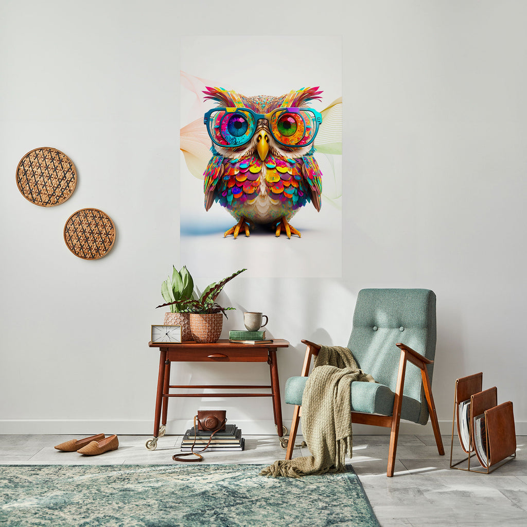 HOOT HOOT Poster Vertical Autocolante