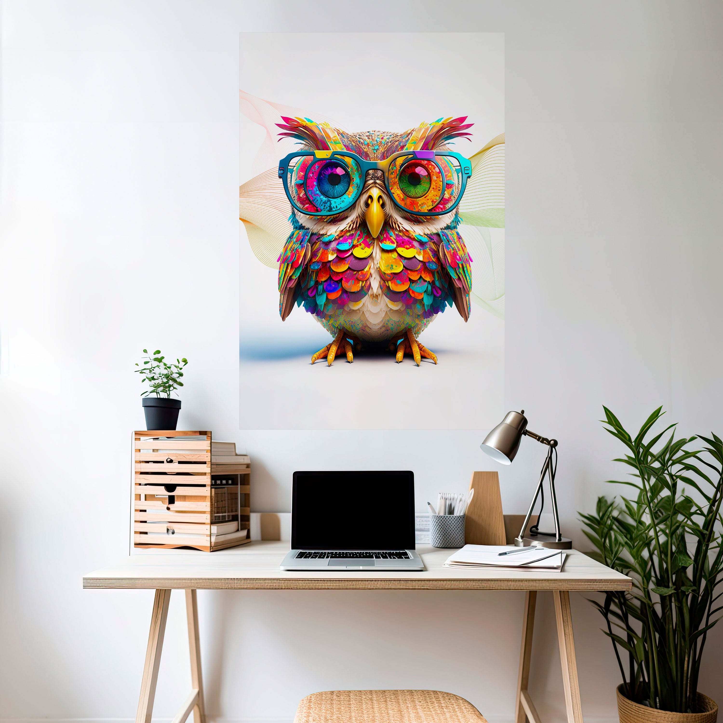 HOOT HOOT Poster Vertical Autocolante