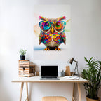 HOOT HOOT Poster Vertical Autocolante