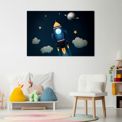 STELLAR SWING Horizontal Canvas Print