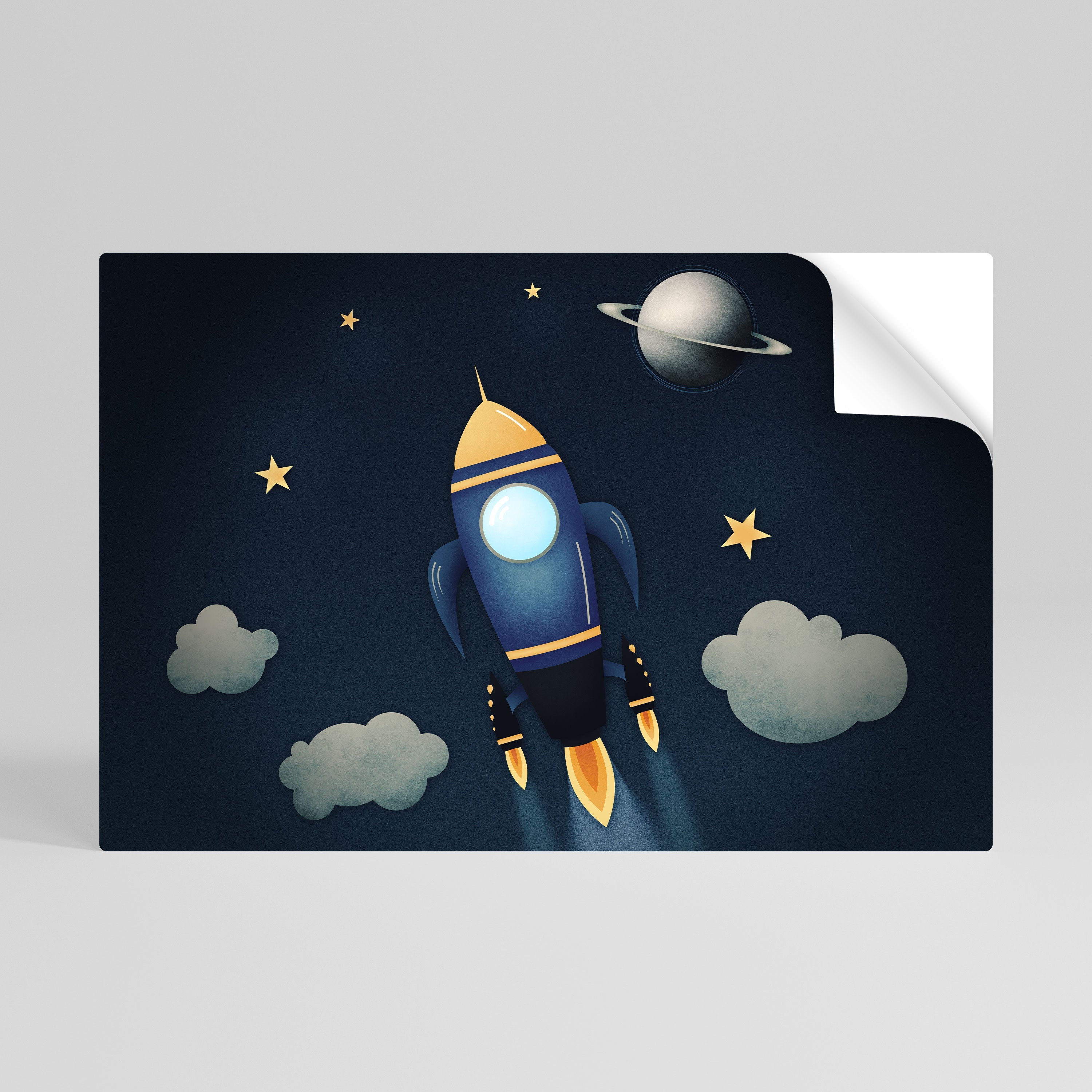 STELLAR SWING Peel and Stick Horizontal Poster