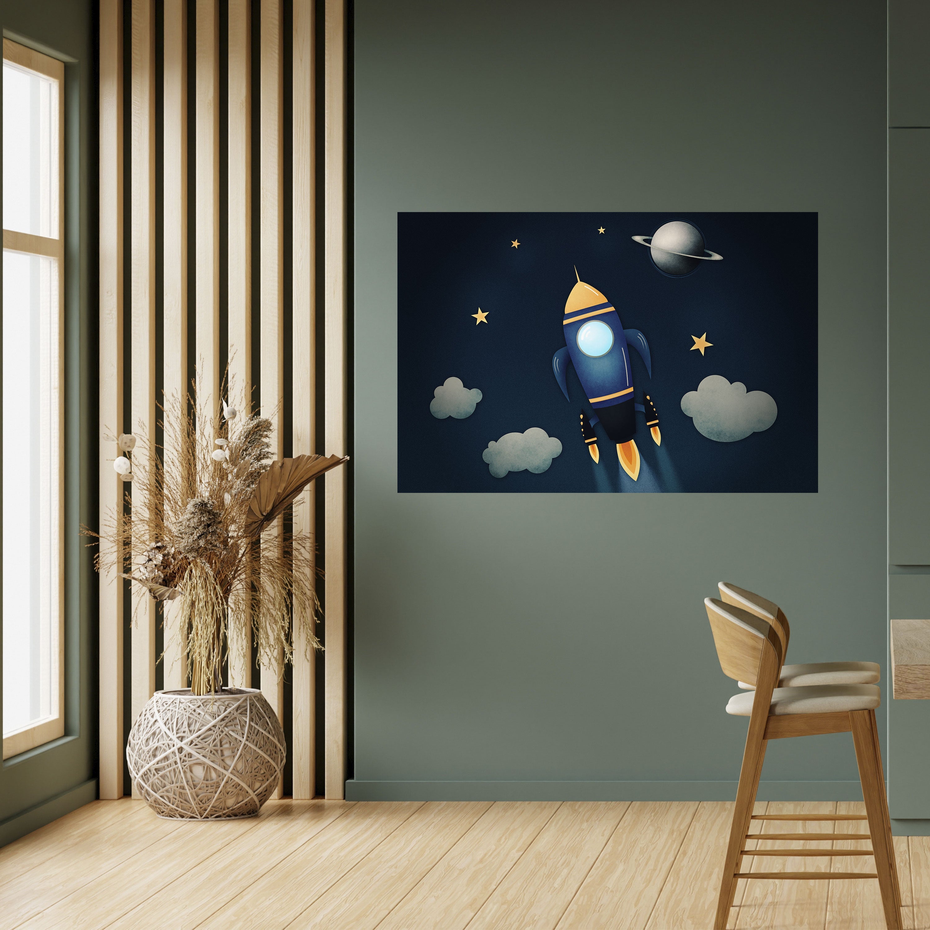 STELLAR SWING Poster Horizontal Autocolante