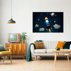 STELLAR SWING Poster Horizontal Autocolante