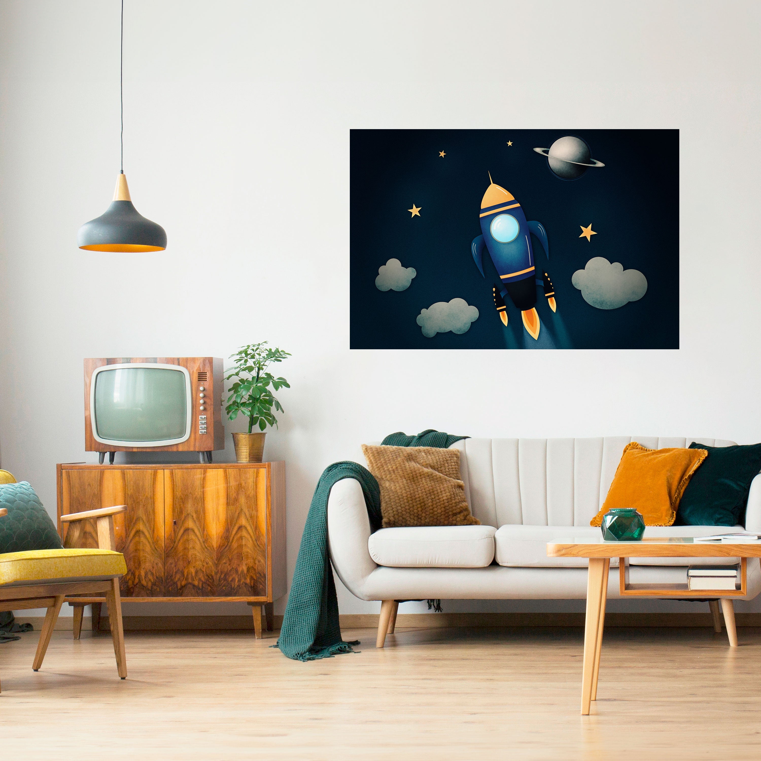 STELLAR SWING Poster Horizontal Autocolante