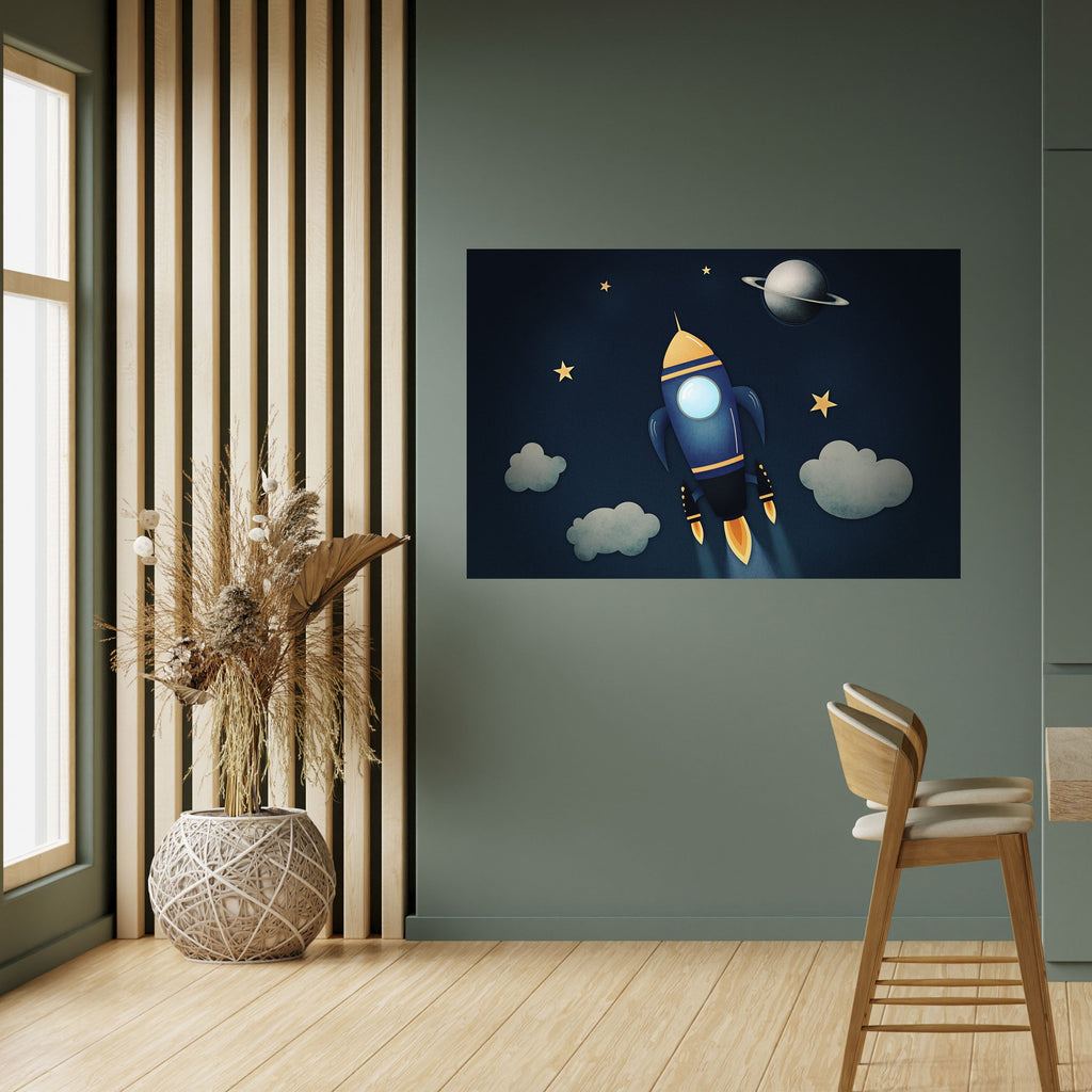 STELLAR SWING Poster Horizontal Autocolante