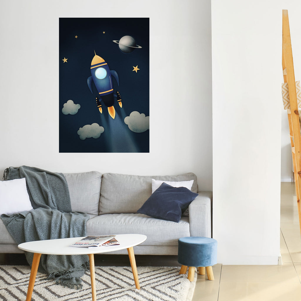 STELLAR SWING Peel and Stick Vertical Poster