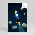 STELLAR SWING Peel and Stick Vertical Poster