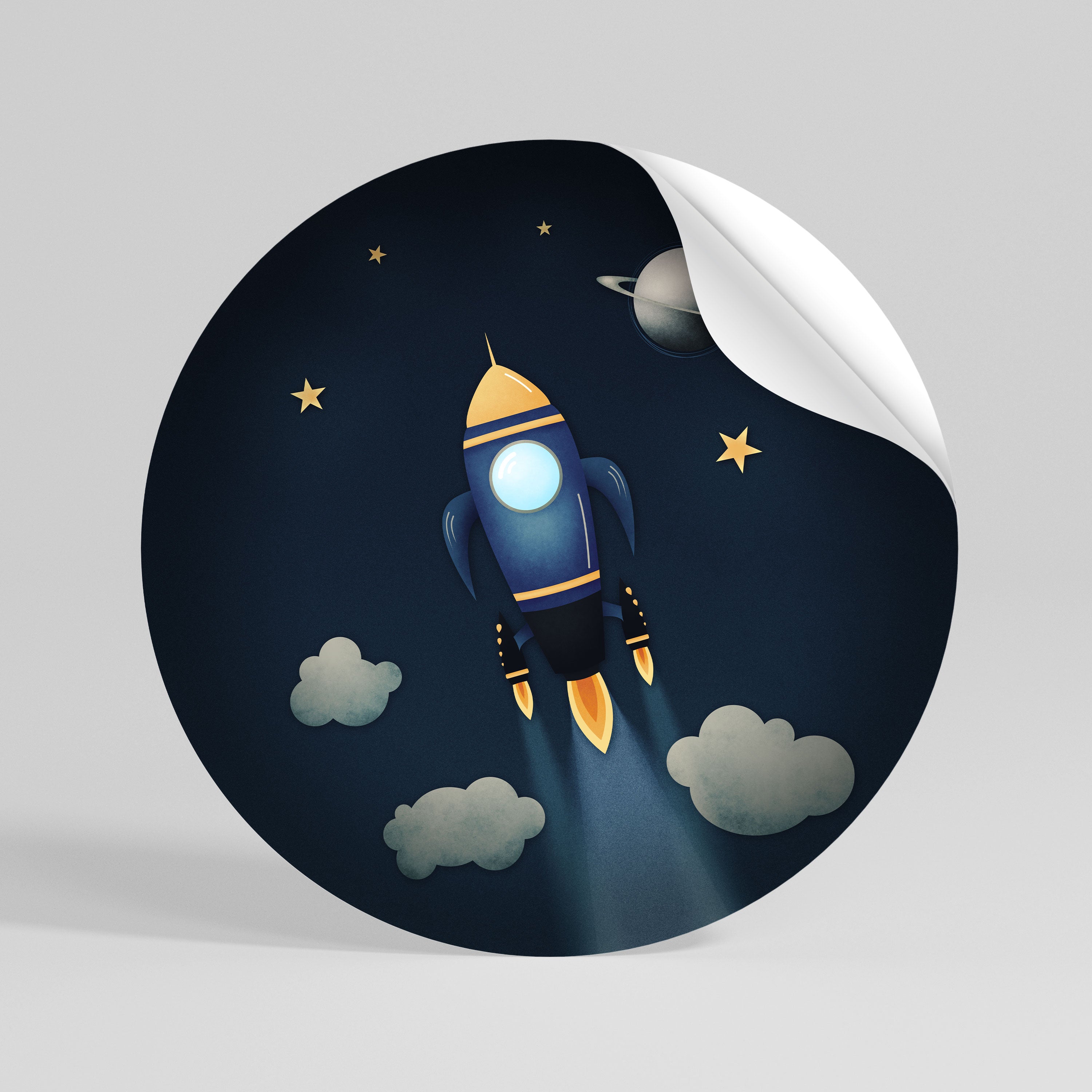 STELLAR SWING - Autocolante Redondo Removível