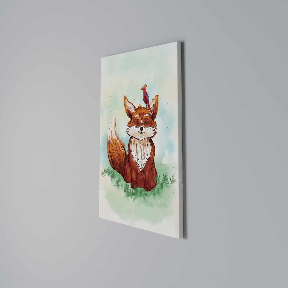 FOX FRIENDS Quadro em tela vertical