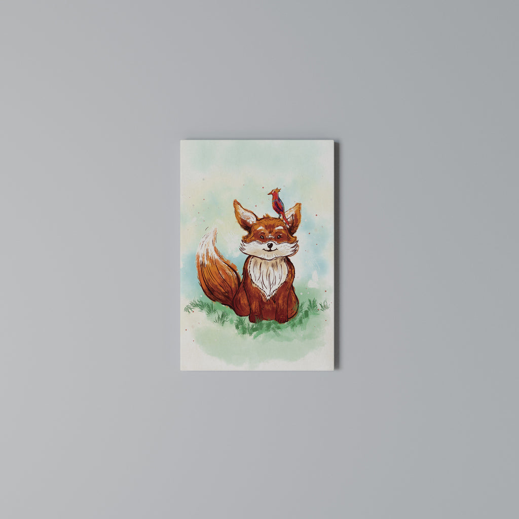 FOX FRIENDS Quadro em tela vertical
