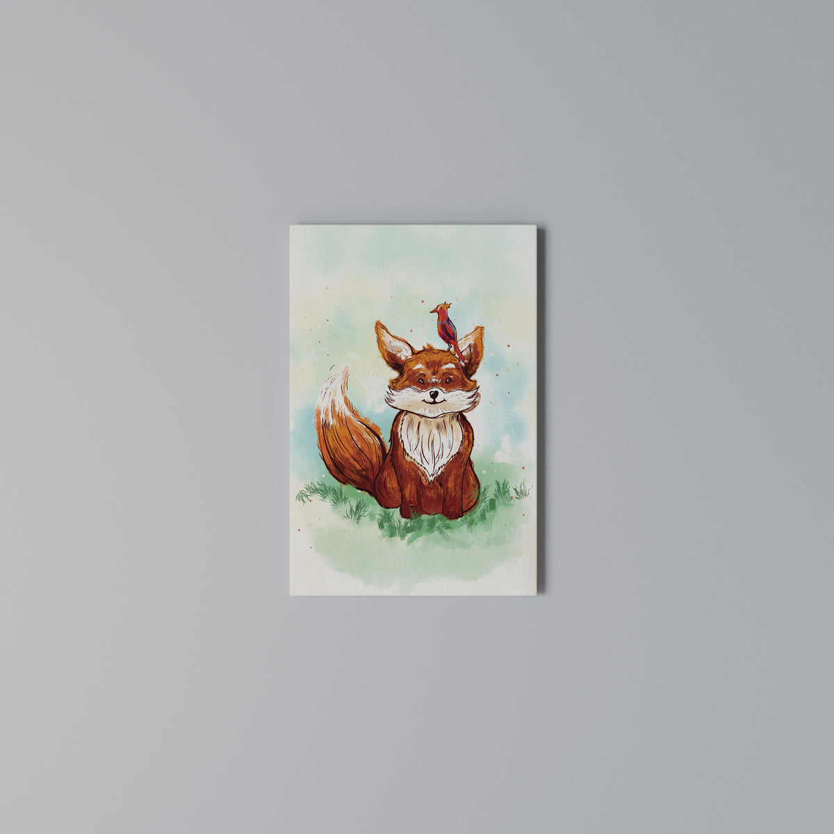 FOX FRIENDS Quadro em tela vertical