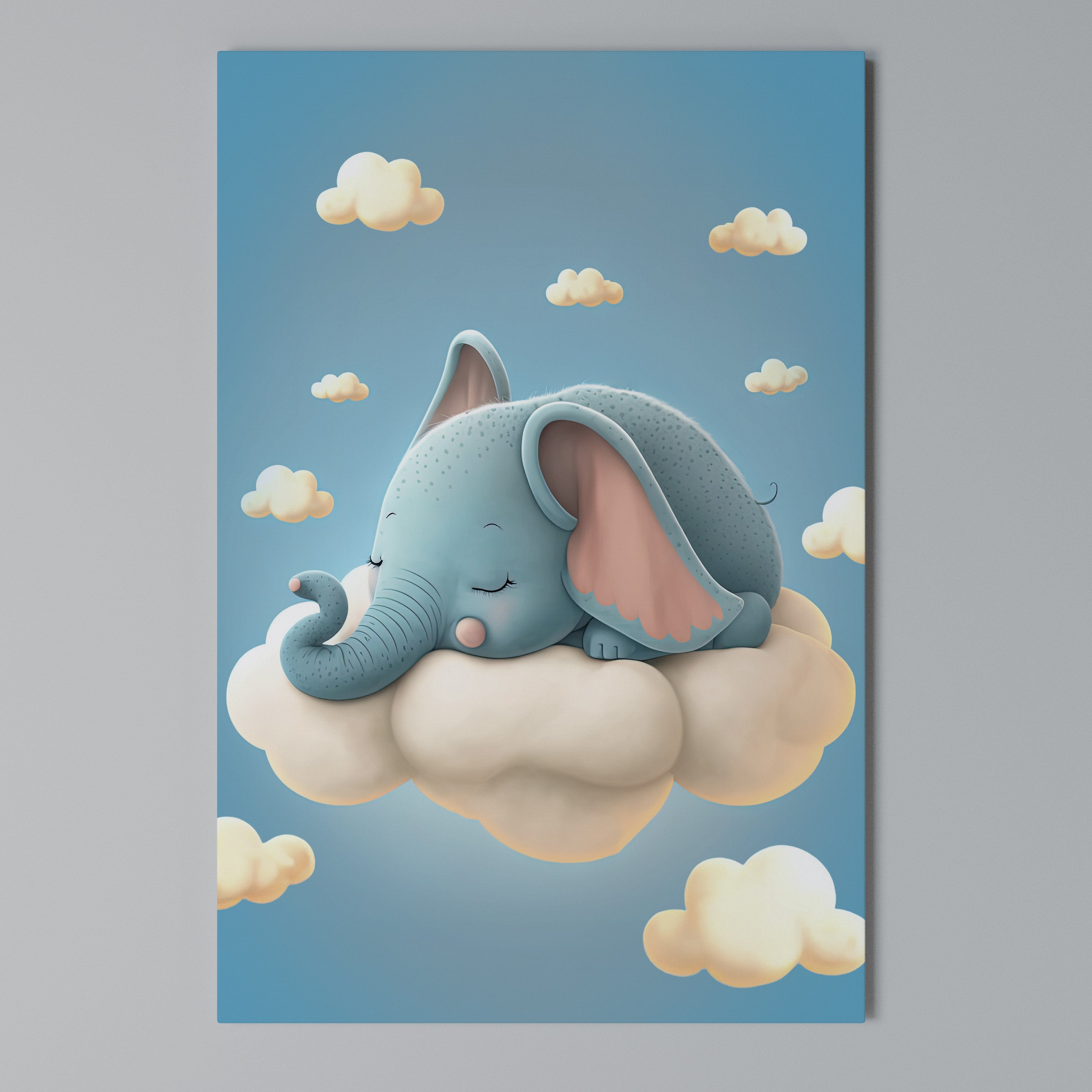 ELEPHANT DREAMS Quadro em tela vertical