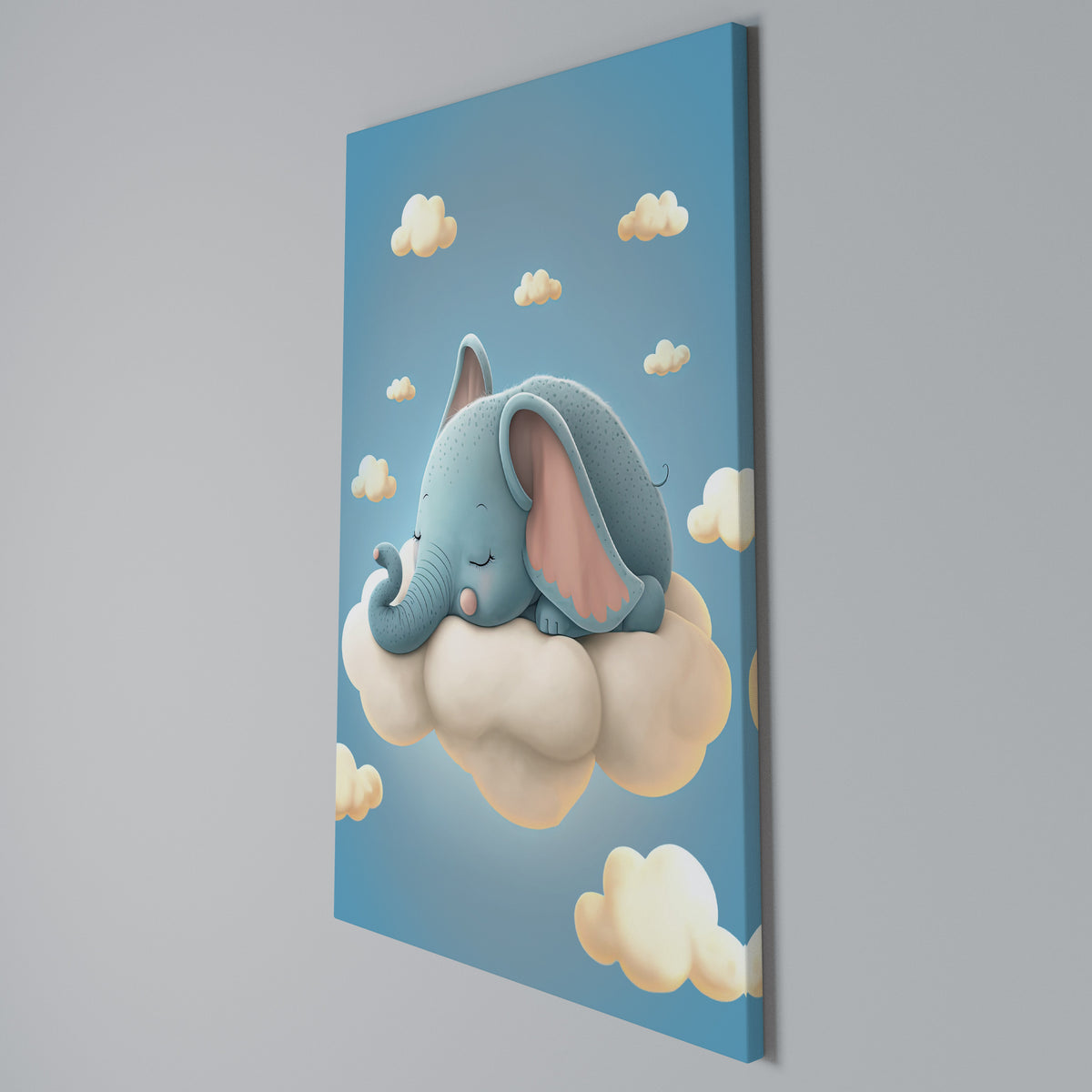 ELEPHANT DREAMS Quadro em tela vertical