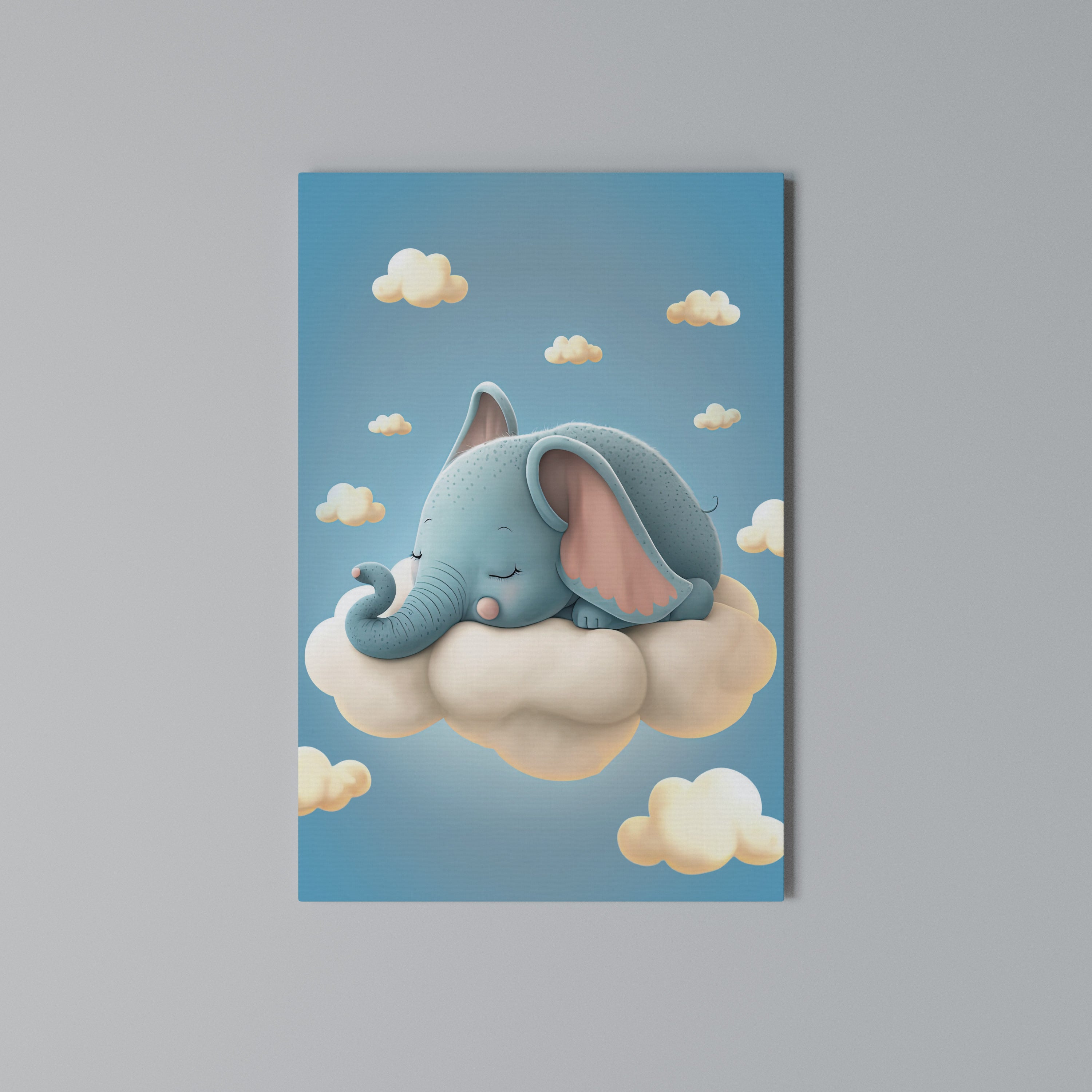 ELEPHANT DREAMS Quadro em tela vertical
