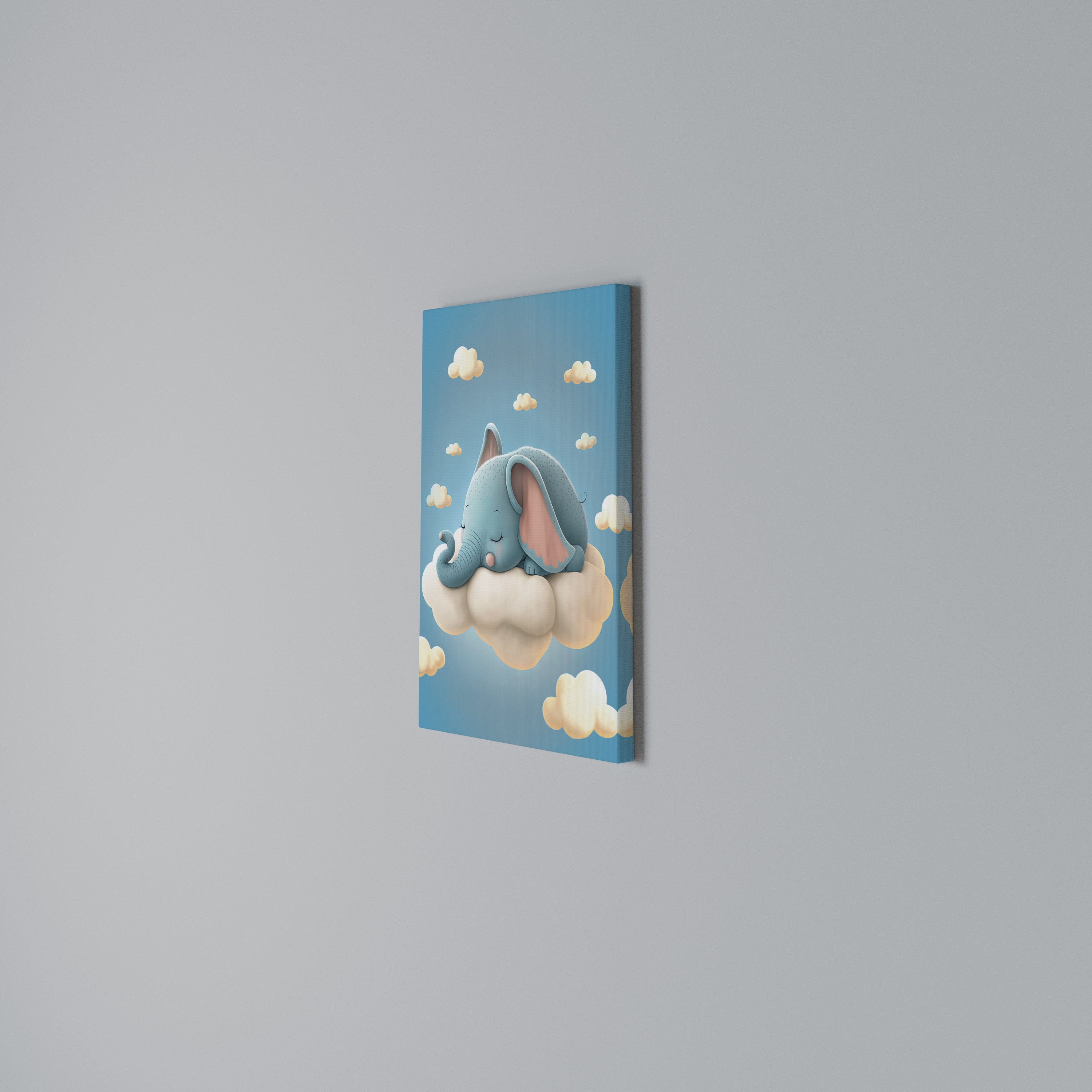 ELEPHANT DREAMS Quadro em tela vertical