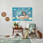 ELEPHANT DREAMS Peel and Stick Horizontal Poster