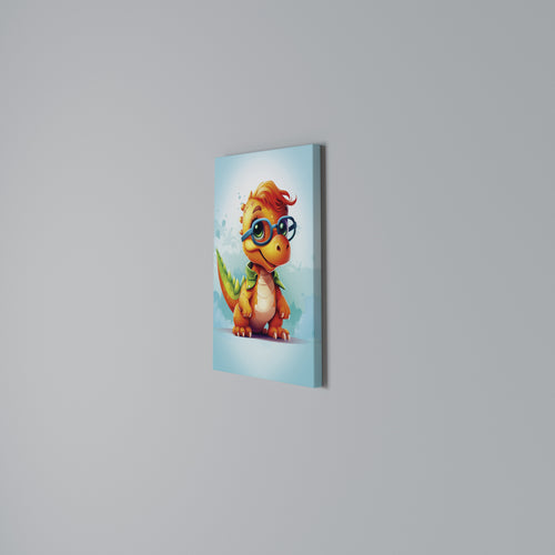 KIDDOSAURUS REX Quadro em tela vertical