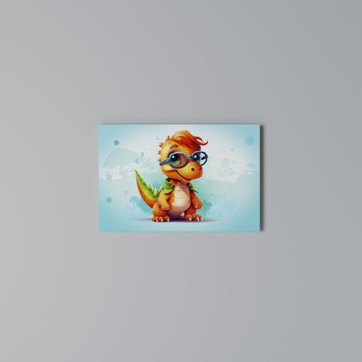 KIDDOSAURUS REX Horizontal Canvas Print
