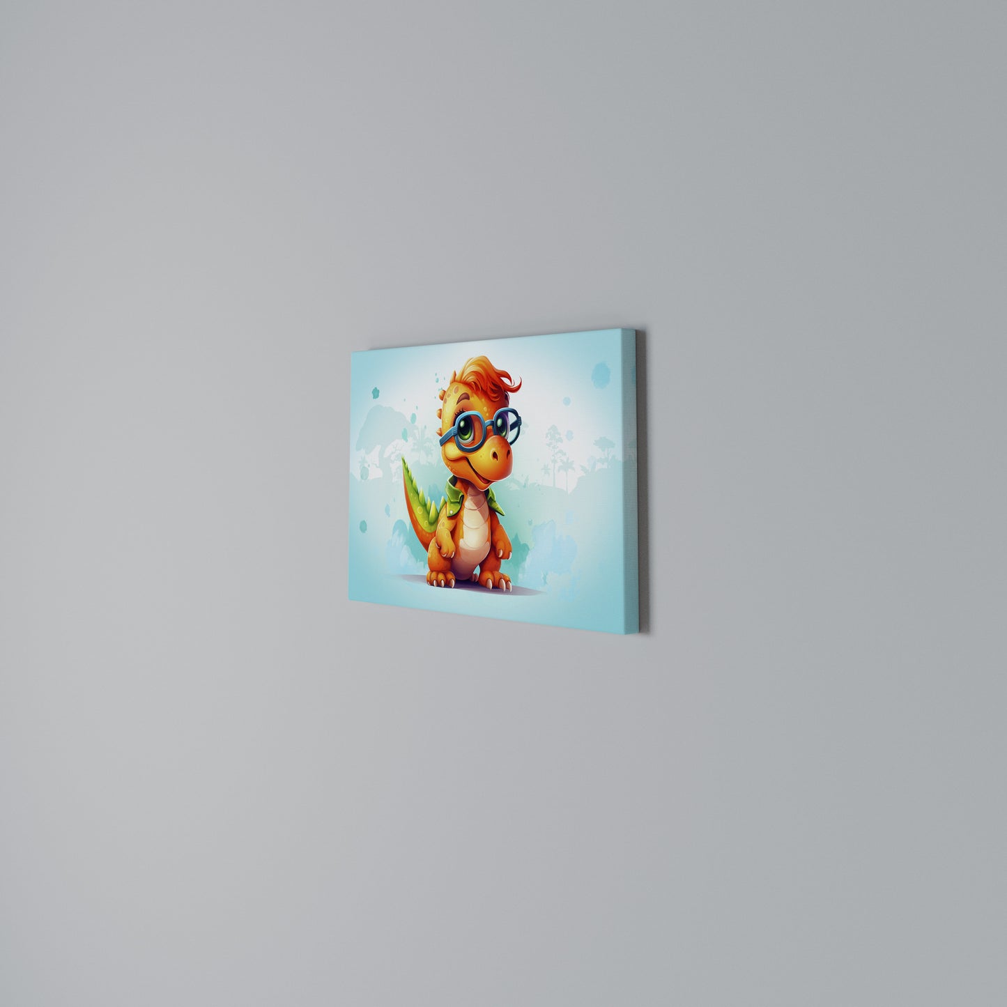 KIDDOSAURUS REX Horizontal Canvas Print