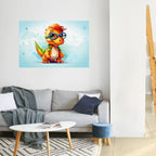 KIDDOSAURUS REX Poster Horizontal Autocolante