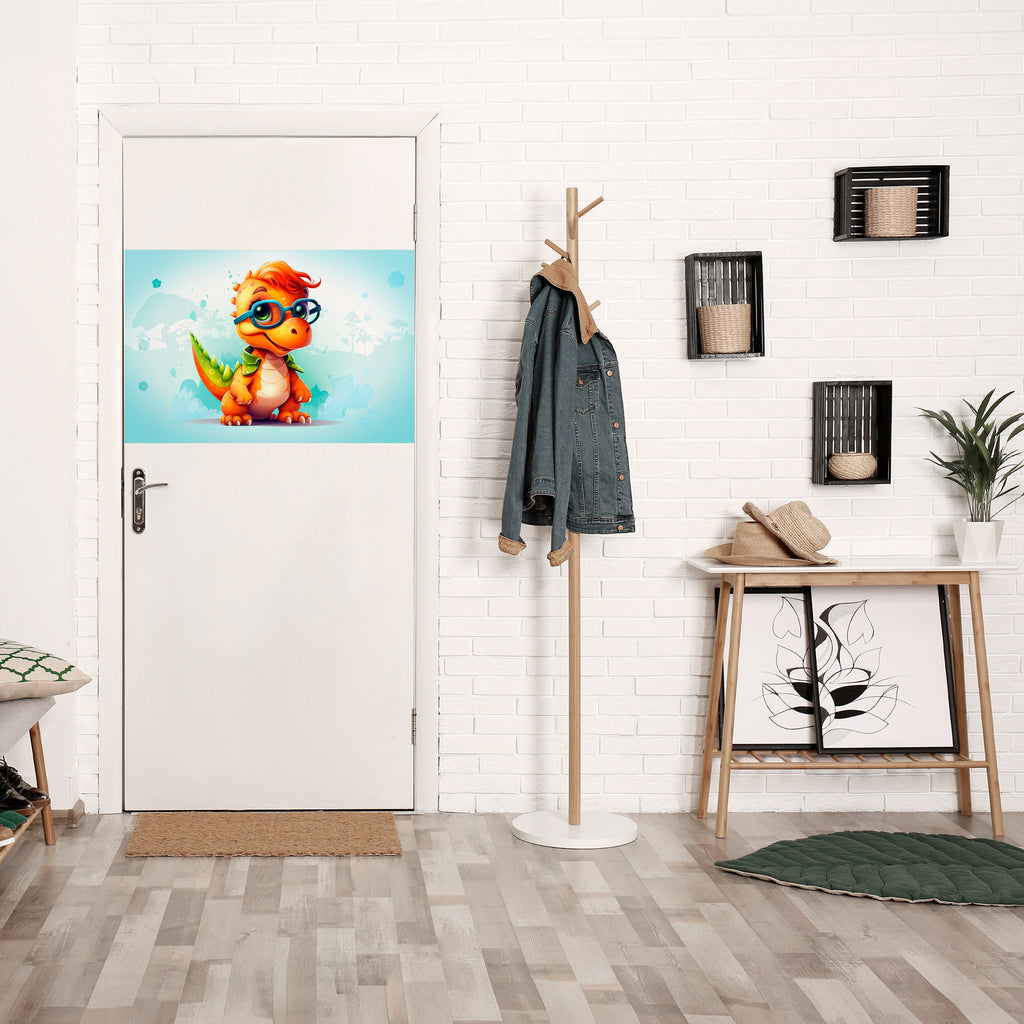 KIDDOSAURUS REX Poster Horizontal Autocolante