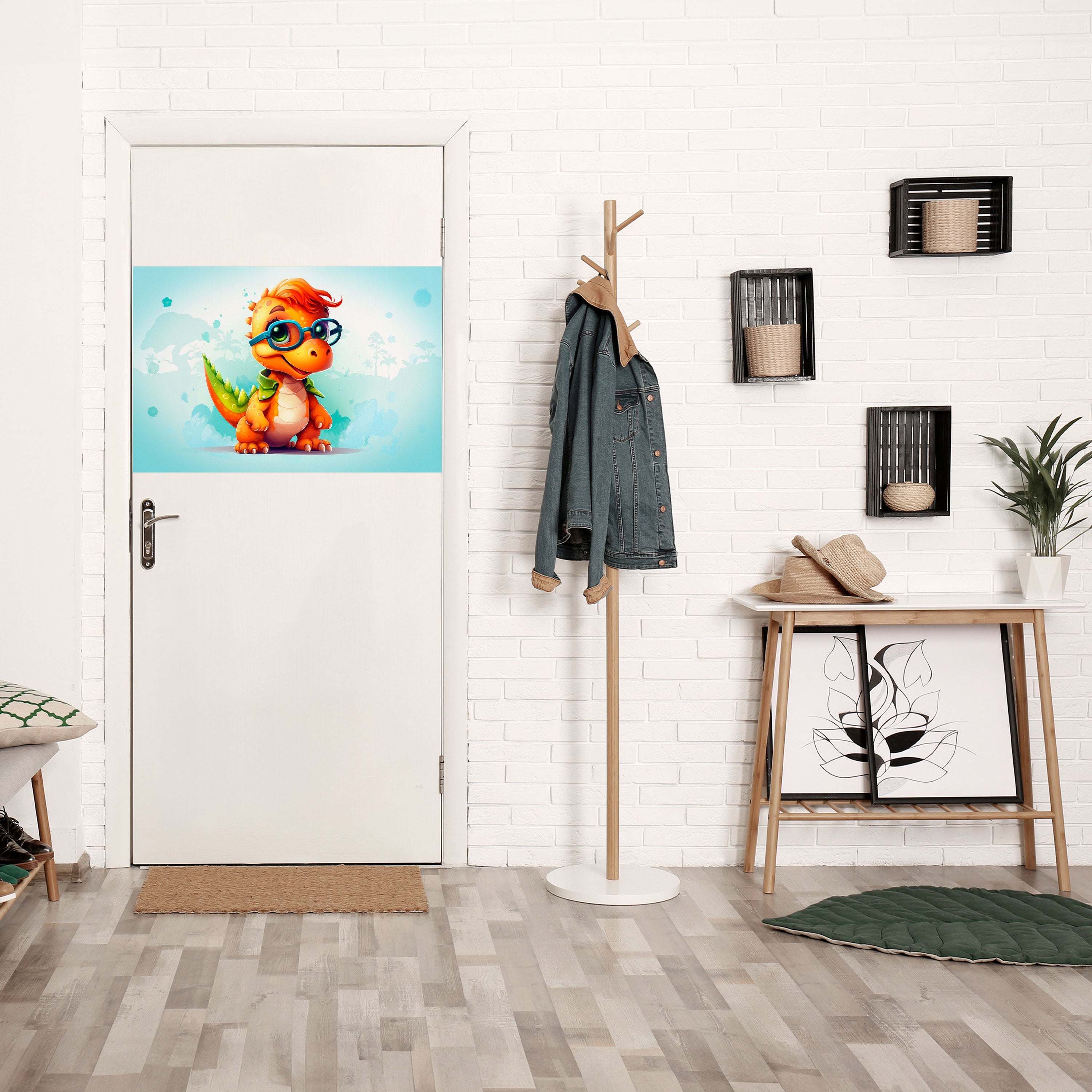 KIDDOSAURUS REX Poster Horizontal Autocolante