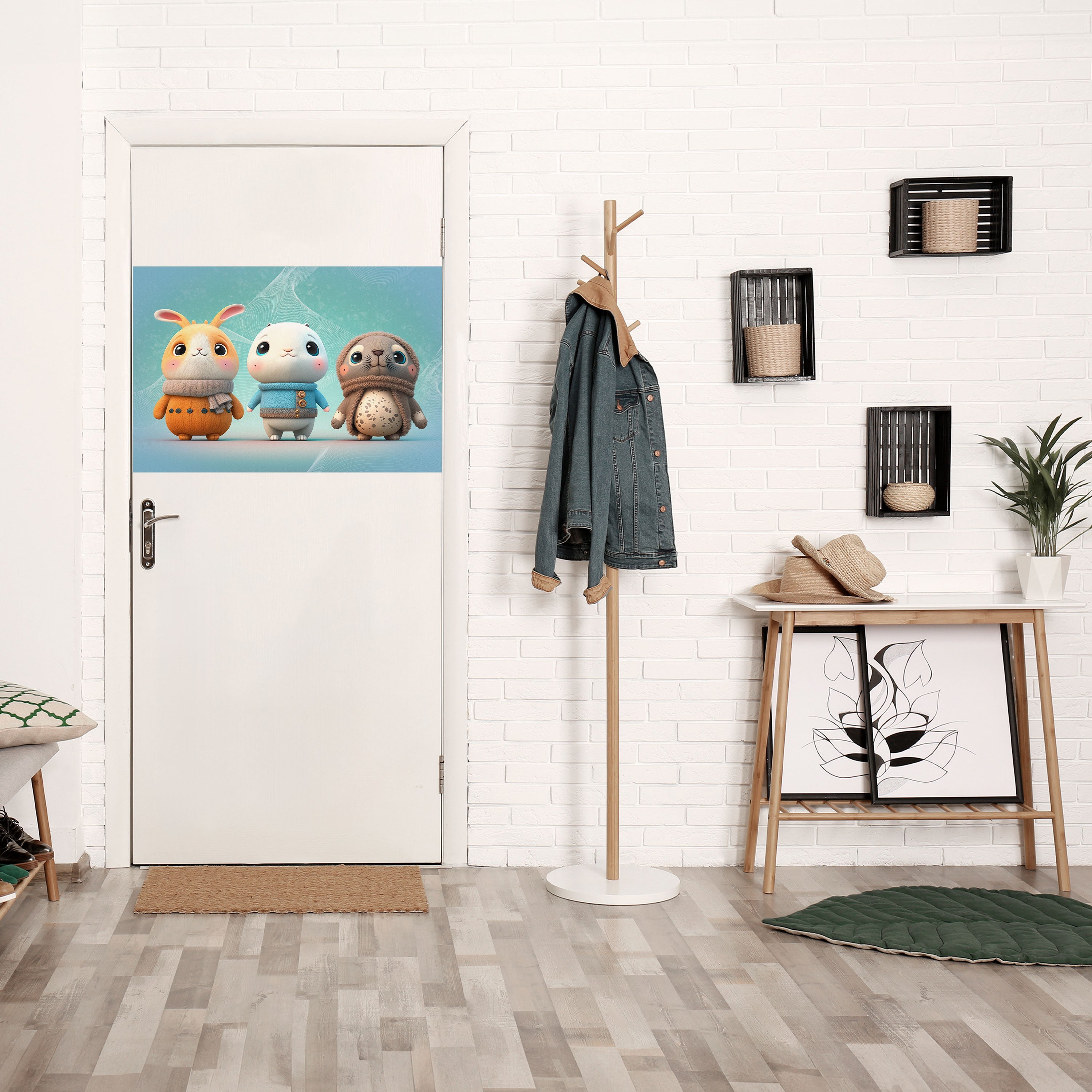 SWEETIES SQUAD Peel and Stick Horizontal Poster