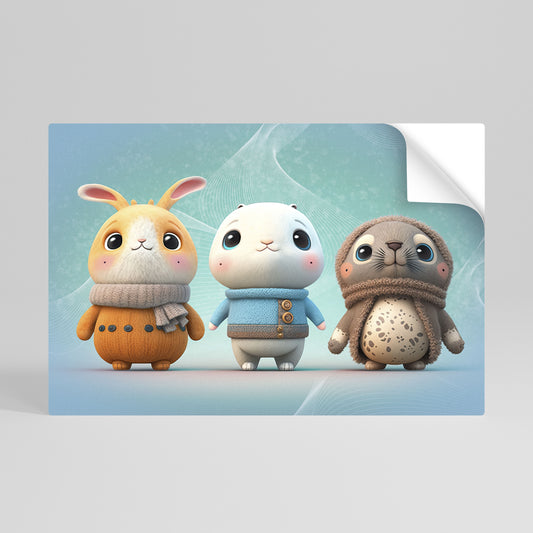 SWEETIES SQUAD Póster Autocolante Horizontal