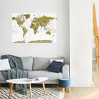 OLIVE EARTH ENCHANTMENT Peel and Stick Horizontal Poster