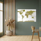OLIVE EARTH ENCHANTMENT Peel and Stick Horizontal Poster