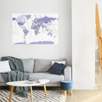 VIOLET WORLDVIEW Poster Horizontal Autocolante