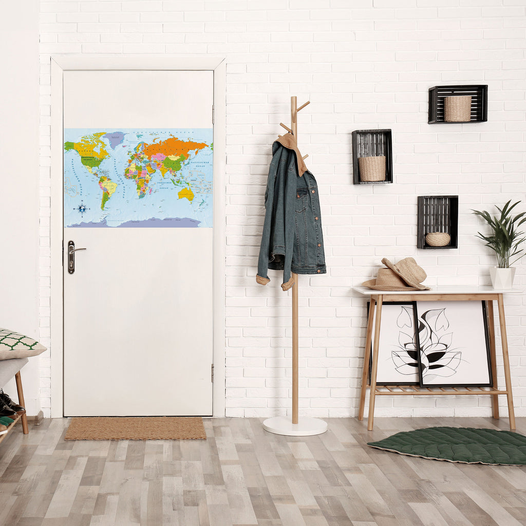 OCEANS OF DISCOVERY [DE] Peel and Stick Horizontal Poster