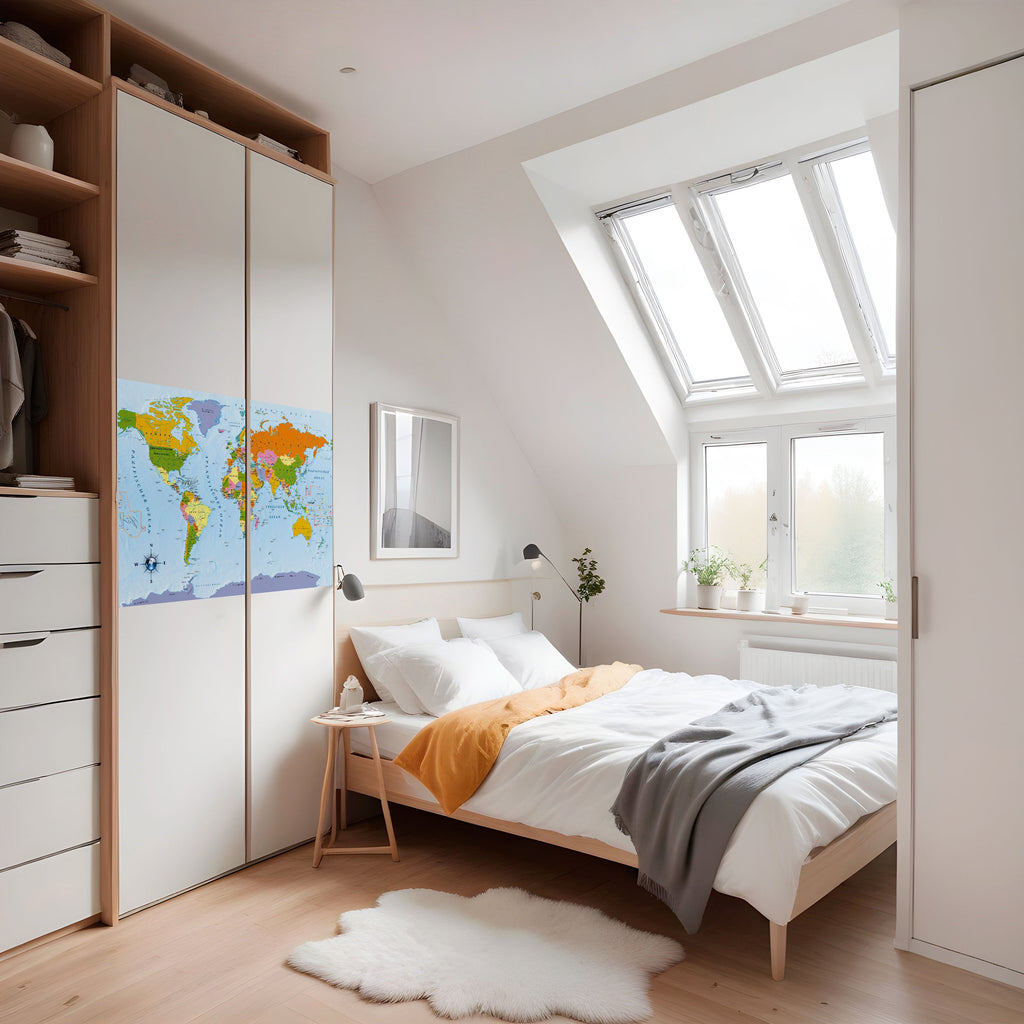 OCEANS OF DISCOVERY [DE] Peel and Stick Horizontal Poster