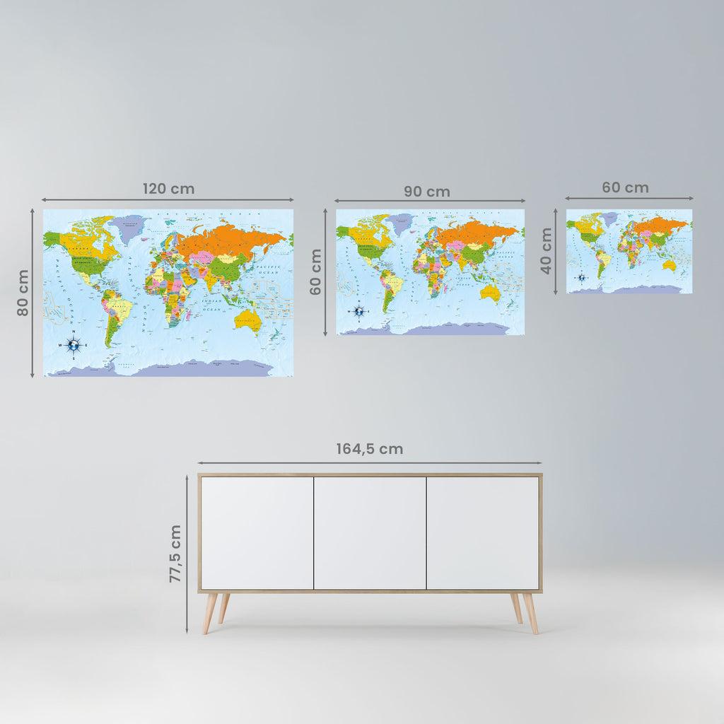 OCEANS OF DISCOVERY Poster Horizontal Autocolante