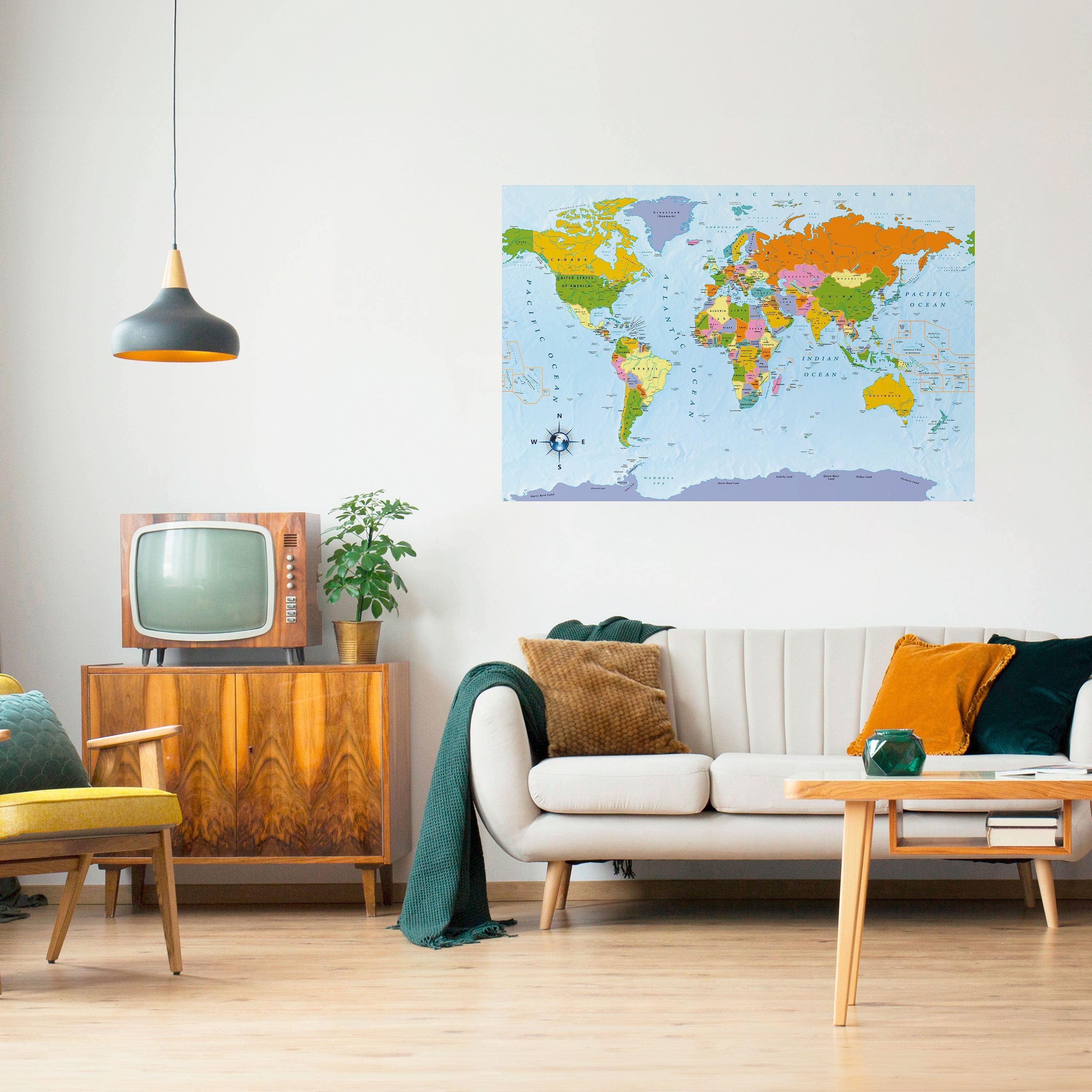 OCEANS OF DISCOVERY Poster Horizontal Autocolante