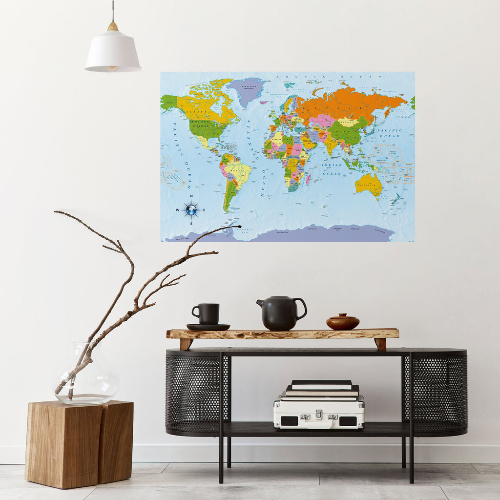 OCEANS OF DISCOVERY Poster Horizontal Autocolante