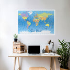 TERRAIN OF DISCOVERY [DE] Peel and Stick Horizontal Poster