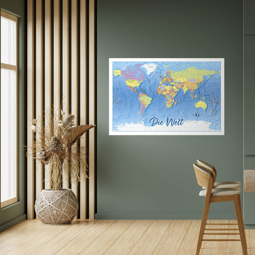 TERRAIN OF DISCOVERY [DE] Peel and Stick Horizontal Poster