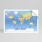 TERRAIN OF DISCOVERY [DE] Peel and Stick Horizontal Poster