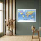 TERRAIN OF DISCOVERY [EN] Peel and Stick Horizontal Poster