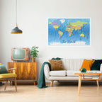 TERRAIN OF DISCOVERY [EN] Peel and Stick Horizontal Poster