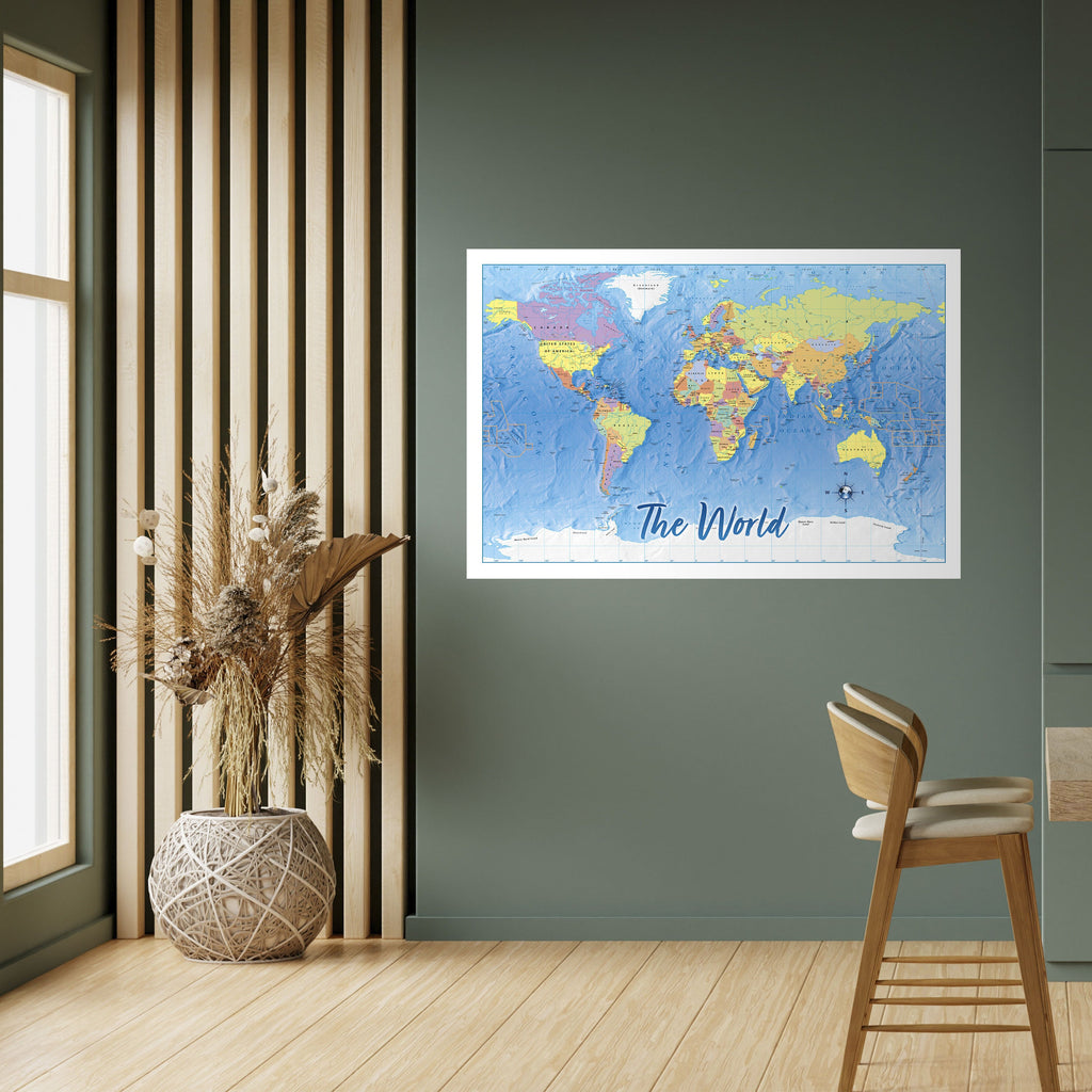 TERRAIN OF DISCOVERY [EN] Peel and Stick Horizontal Poster