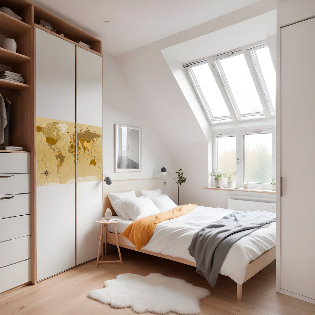 UNSUNG GEOGRAPHIES Peel and Stick Horizontal Poster