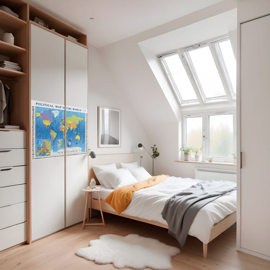 BORDERS AND BEYOND Poster Horizontal Autocolante