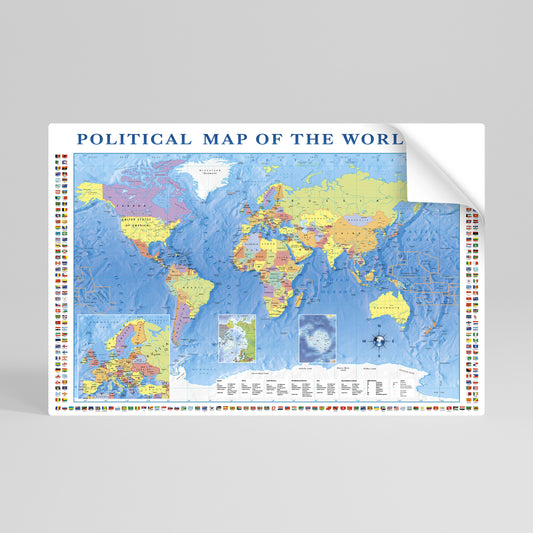 BORDERS AND BEYOND Póster Autocolante Horizontal