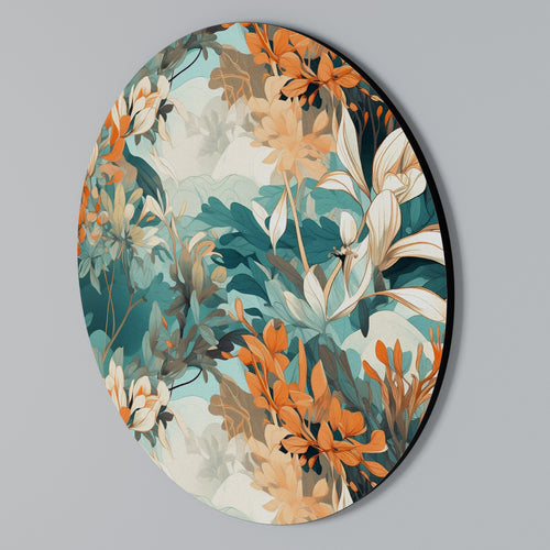 BLOOM BALLET Round Wall Art